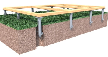 Винтовой фундамент