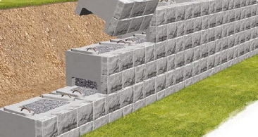 Сваи для укрепления склонов, подпорных стен